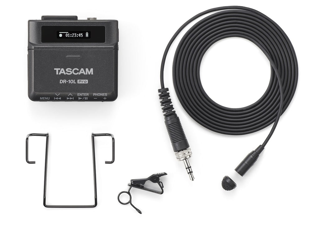 Tascam DR-10 L Pro Digital Recorder with Lavalier Microphone