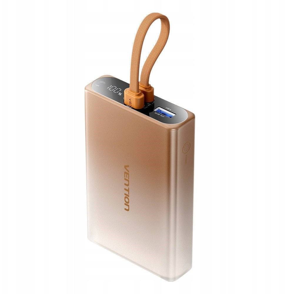 Vention Powerbank 10000mAh USB-A Lightning 22.5W Gold