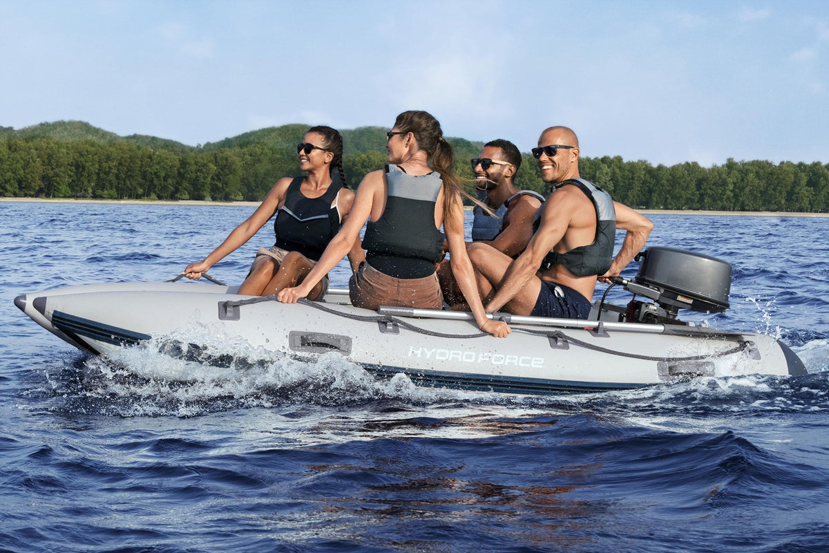 Bestway Hydro Force Beacon Elite 5-Person Inflatable Boat Set Model 21803