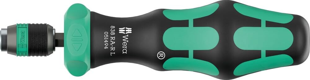 Wera 838 RA-R L Ratchet Screwdriver - Premium Bit-Holding (05051494001)