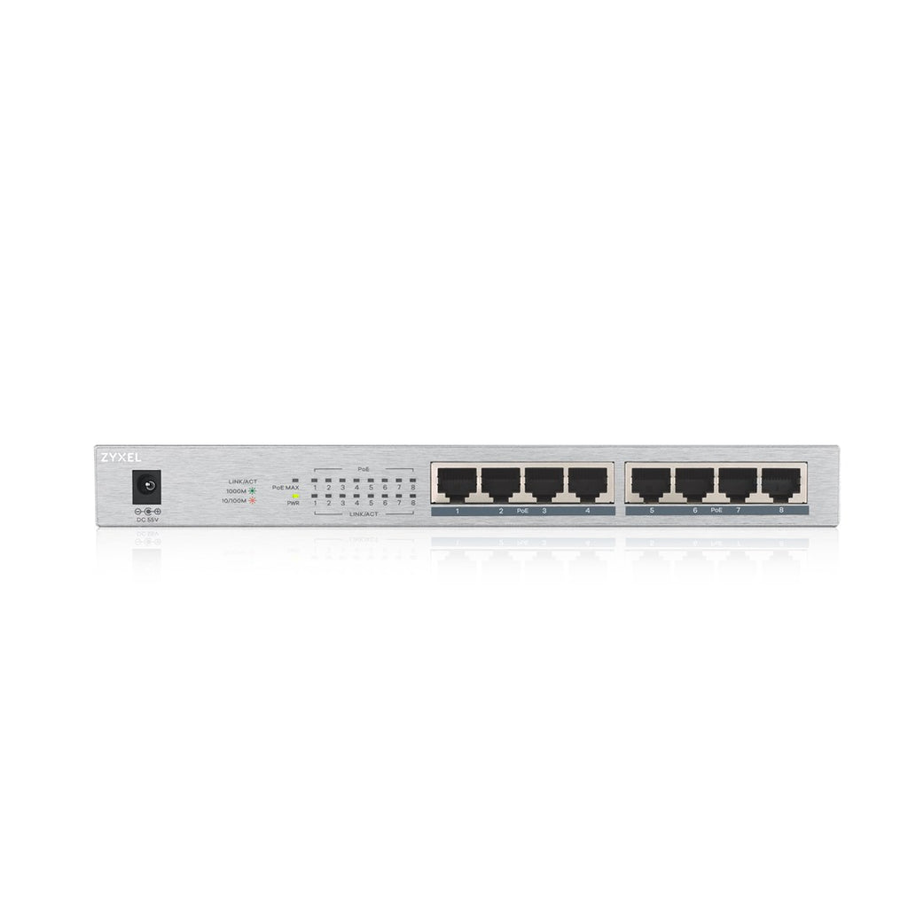 Zyxel GS1008HP Switch 8 x 10/100/1000 PoE+ Desktop GS1008HP-EU0101F