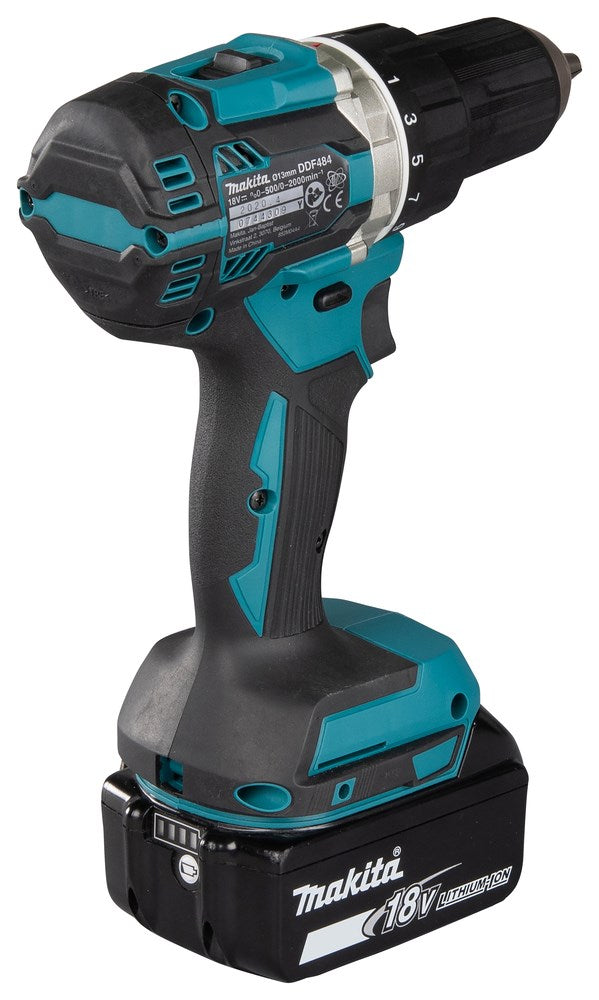 Makita DDF484RFJ Drill 2000 RPM 1.8 kg Black Blue