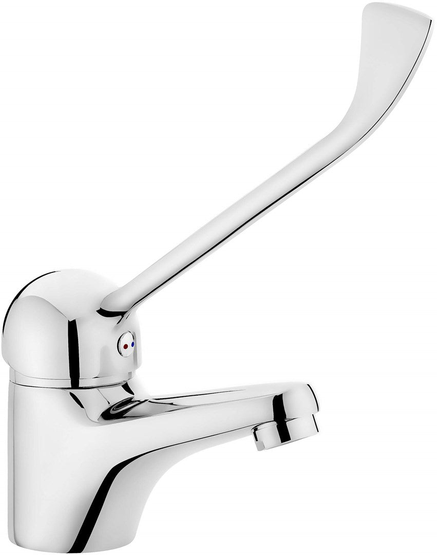 Washbasin mixer with automatic stopper with lever Clinic