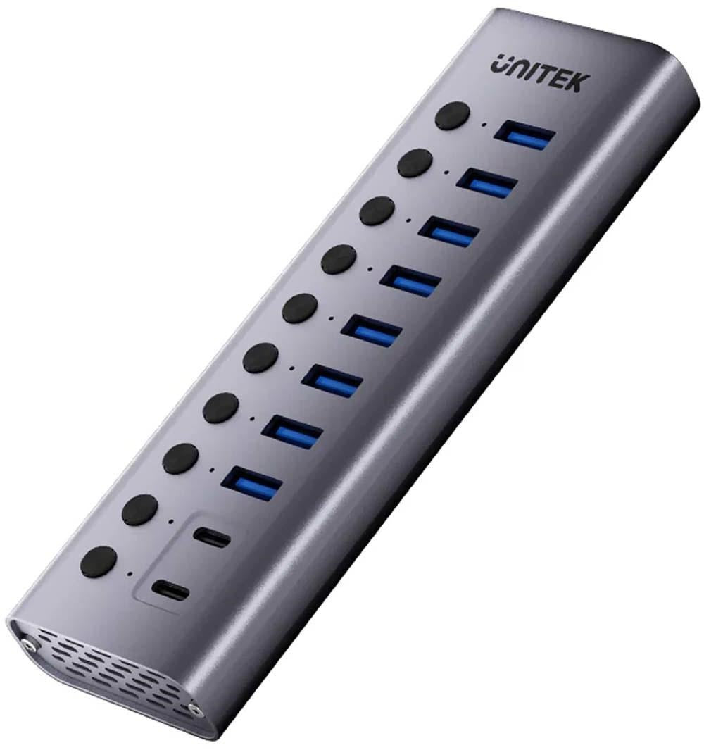 UNITEK USB C/USB A 10in1 Hub 5Gbps with Port Switches | 53514