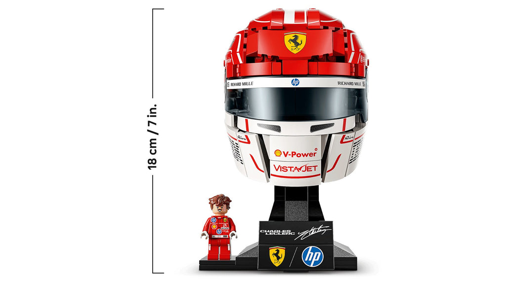 LEGO EDITIONS 43014 Scuderia Ferrari HP Charles Leclerc Helmet Building Blocks 886 Pieces Ages 14+