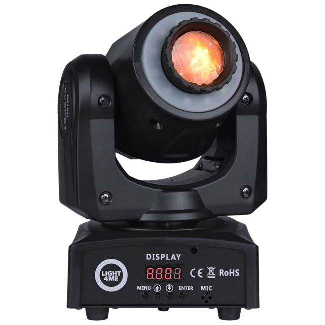 Light4Me LED Moving Head 60W 2818 g 236x299x205mm Model 30 SPOT RING