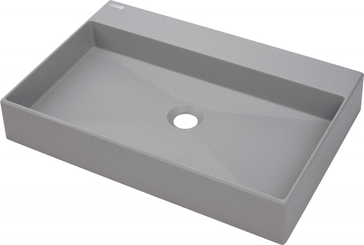 Granite Countertop Washbasin with Space for Tap - 60x40 cm