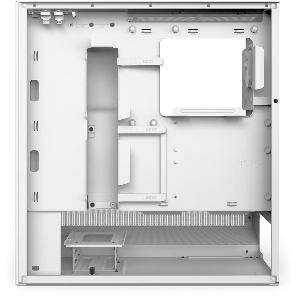 NZXT H5 Flow RGB Midi Tower Case White - CC-H5F-W1