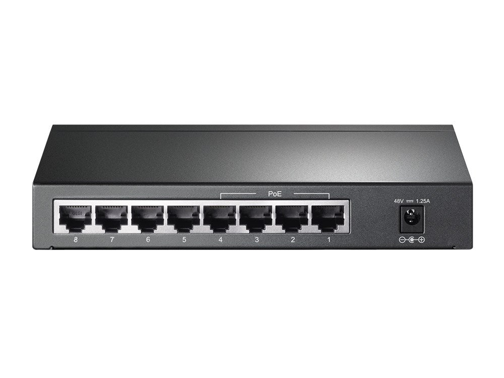 TP-Link Switch 8-Port Gigabit Desktop PoE Model TL-SG1008P