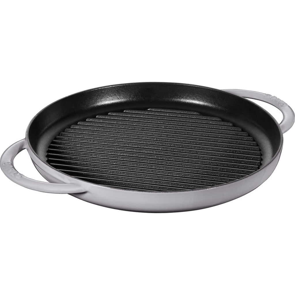 Staub Grill Pan 30 cm Grey Round 40511-782-0