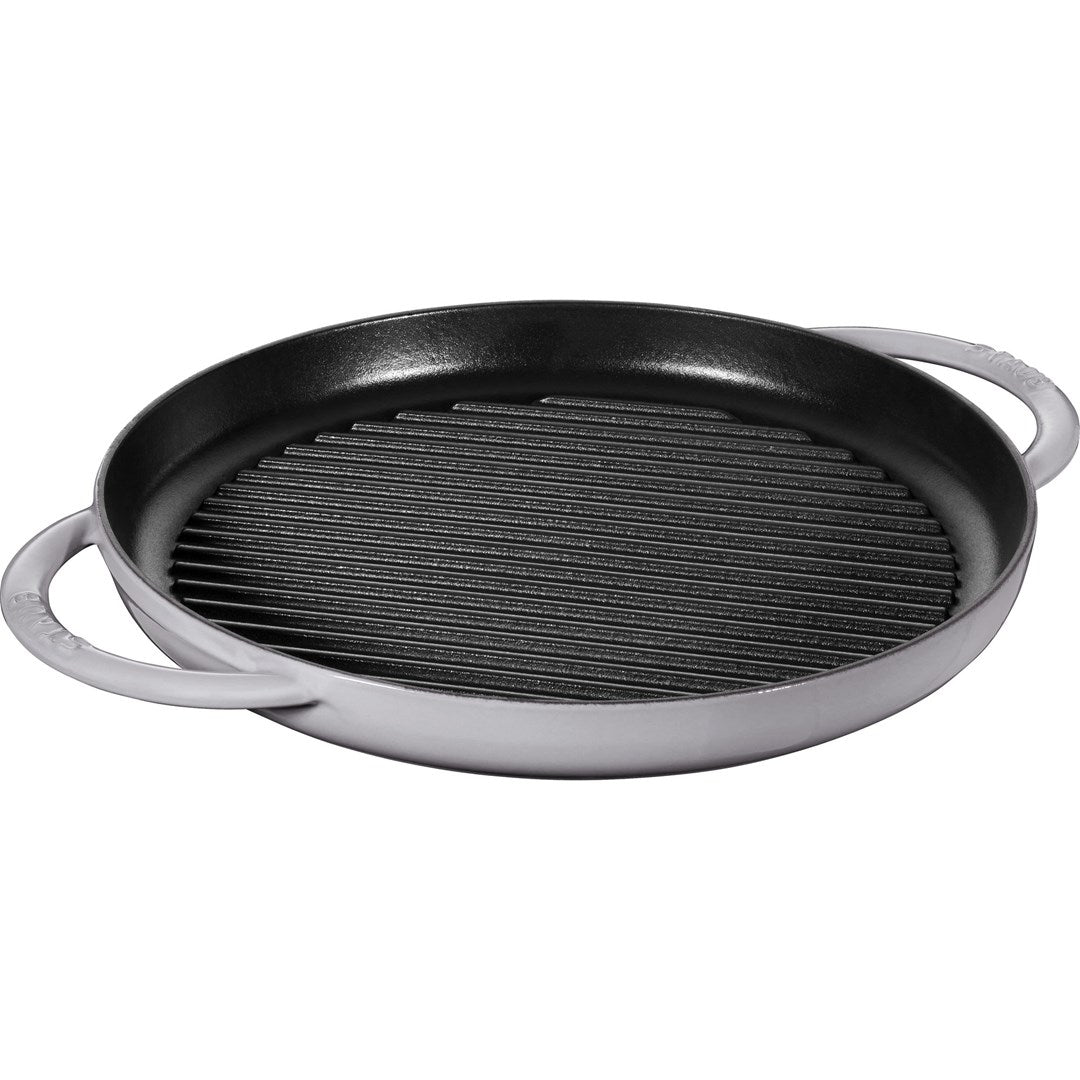 Staub Grill Pan 30 cm Grey Round 40511-782-0