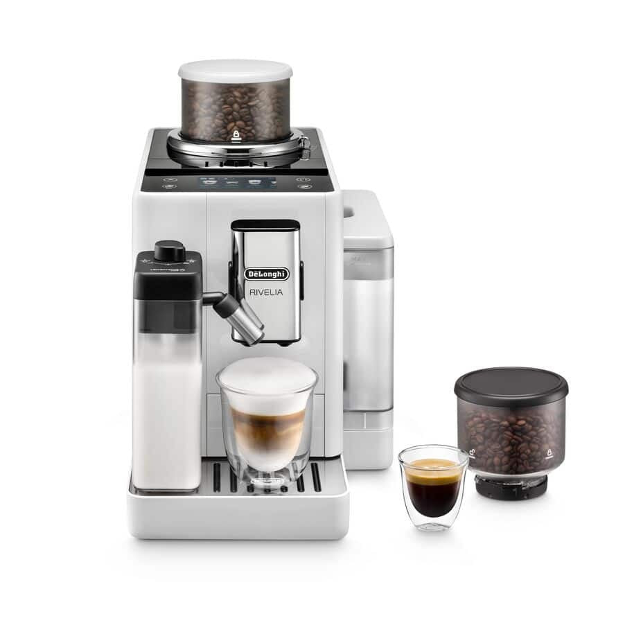 DeLonghi EXAM 440.55.W Espresso Machine with 3.5 Touch Display
