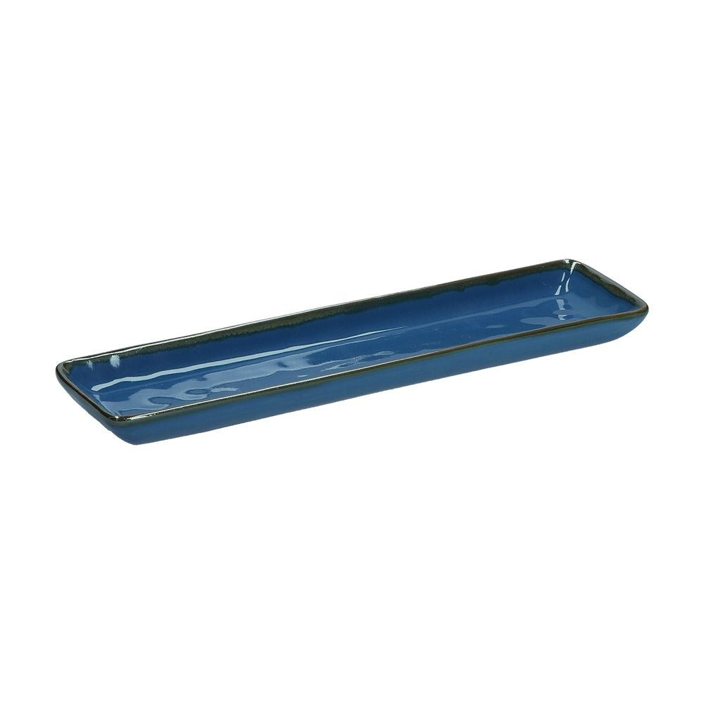 Rose&Tulipani Set of 4 Rectangular Trays Concerto Blu Avio 32x8 cm R134103208-Z