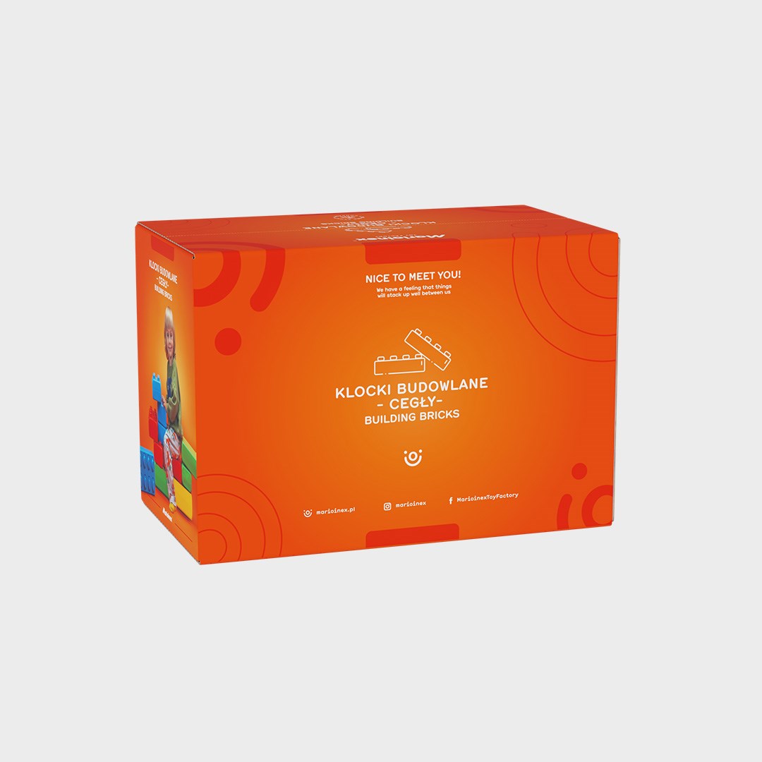 Marioinex ‘Brick’ Building Blocks Set, 12 Pieces, Model 908495