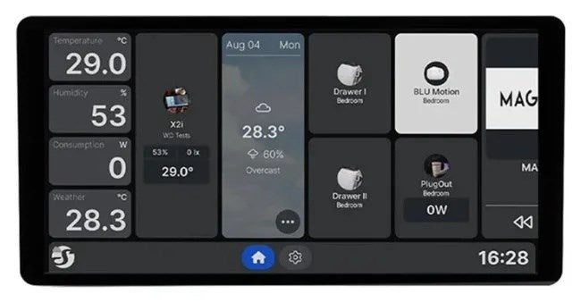 Shelly Wall Display X2i - WLAN - Silver (Shelly_WD_X2_i_s)