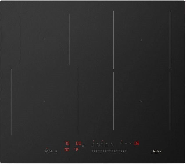 Amica Induction Hob 4 Cooking Zones 7350W 60 cm PIC6541PHTSUN 3.0