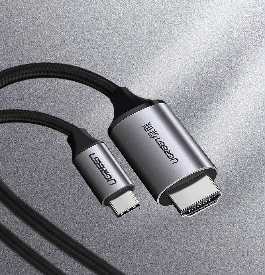 UGREEN USB-C to HDMI Cable, 1.5 m, 4K, Black, Model 50570