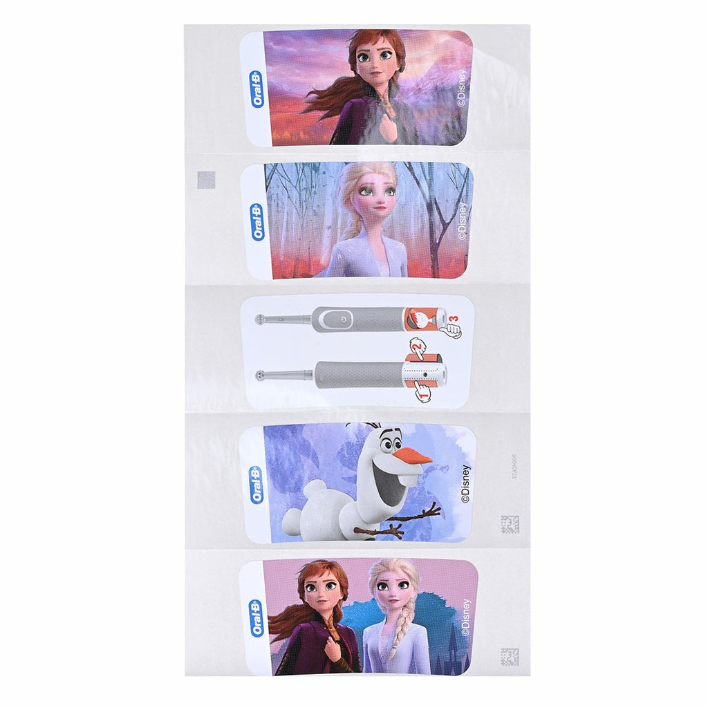 Braun Oral-B D103 Vitality Pro Kids Frozen Toothbrush - Rotating-Oscillating, 2 Modes