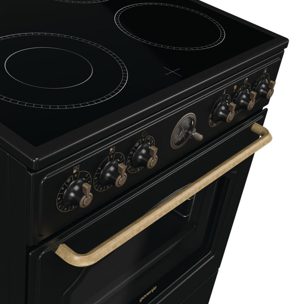 Gorenje Freestanding Cooker GECS6B71CLB 4 Cooking Zones 2100W Black