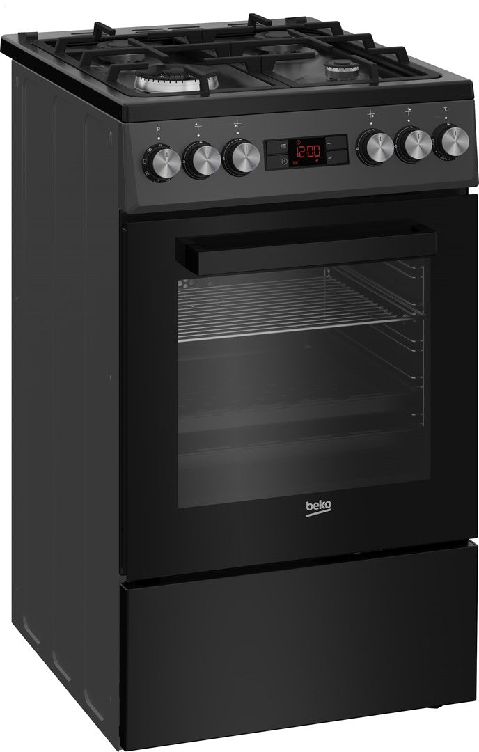 Beko Freestanding Cooker FSM 51330 DAOT 4 Gas Zones 2100W Stainless Steel