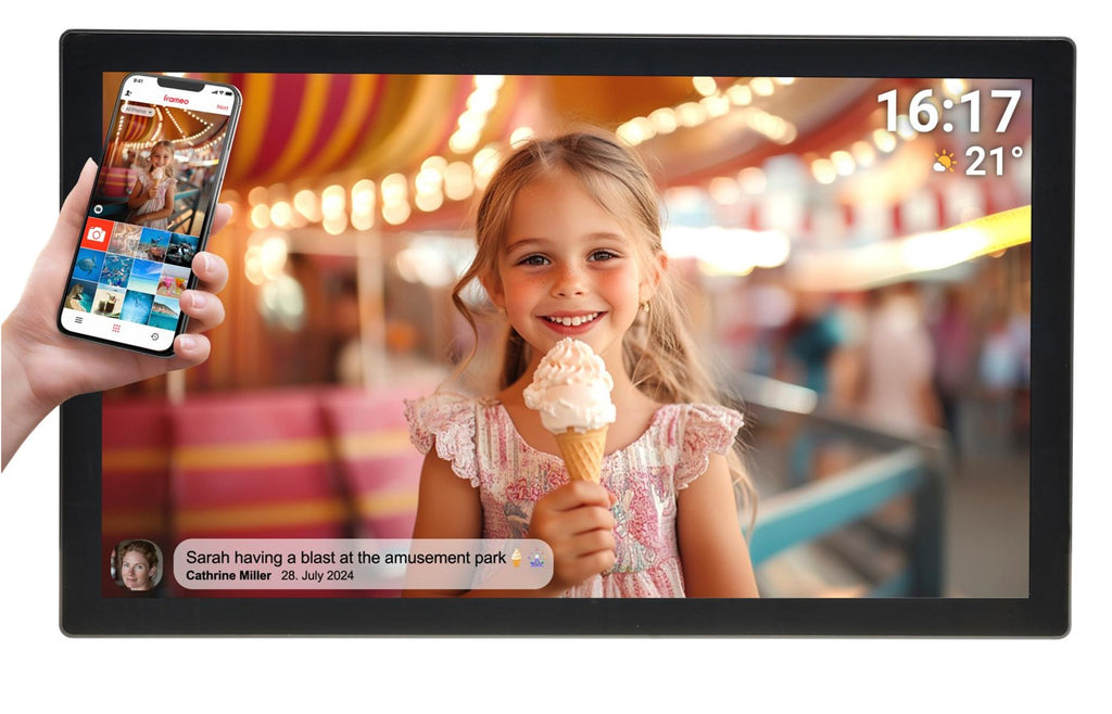 Denver FRAMEO Digital Photo Frame 31.5 32GB Black