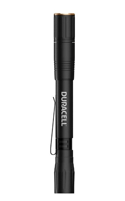 Duracell DF400R Gift Box Flashlight Black - 400 Lumens, USB-C Rechargeable