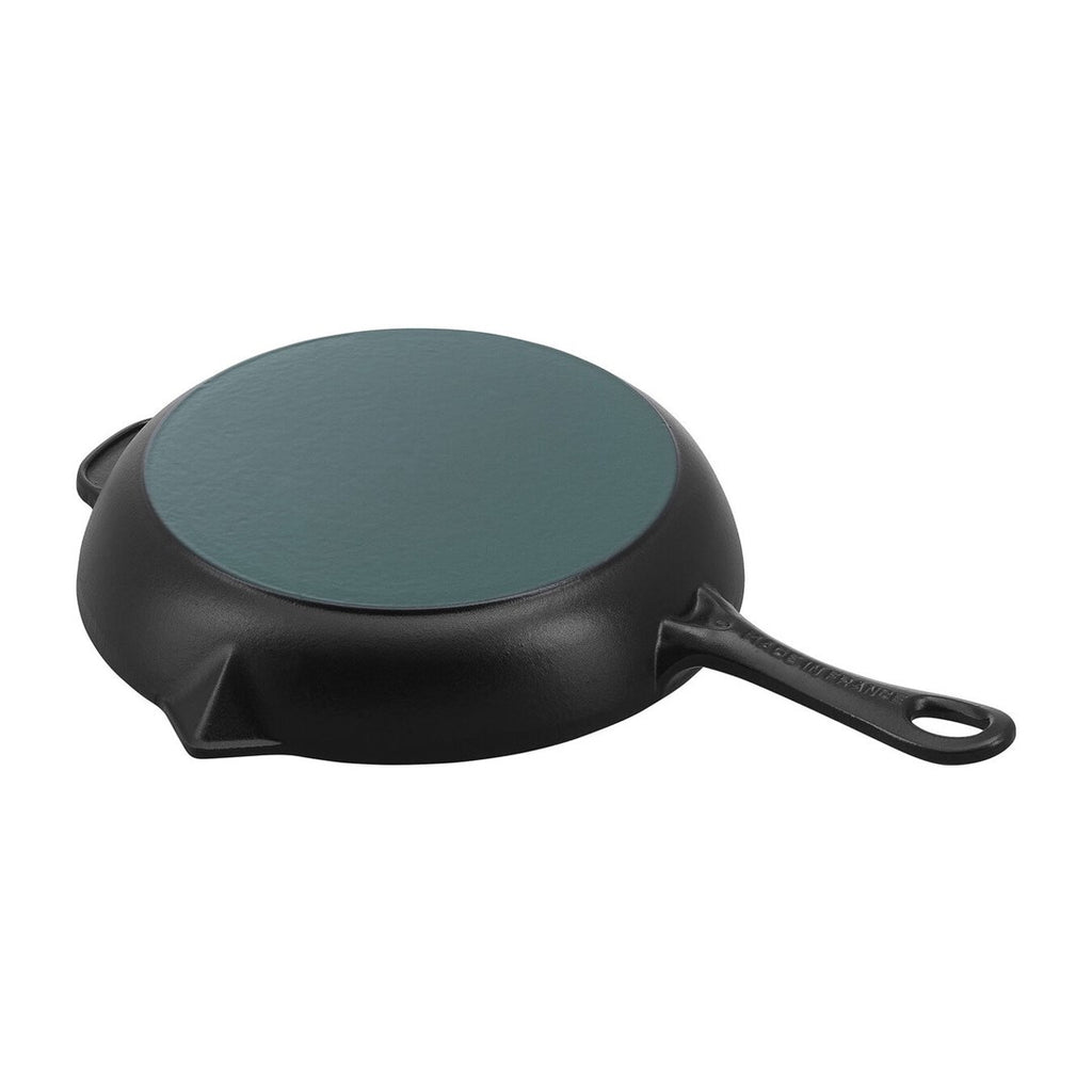 Staub Cast Iron Skillet with Metal Handle - 26 cm  Black