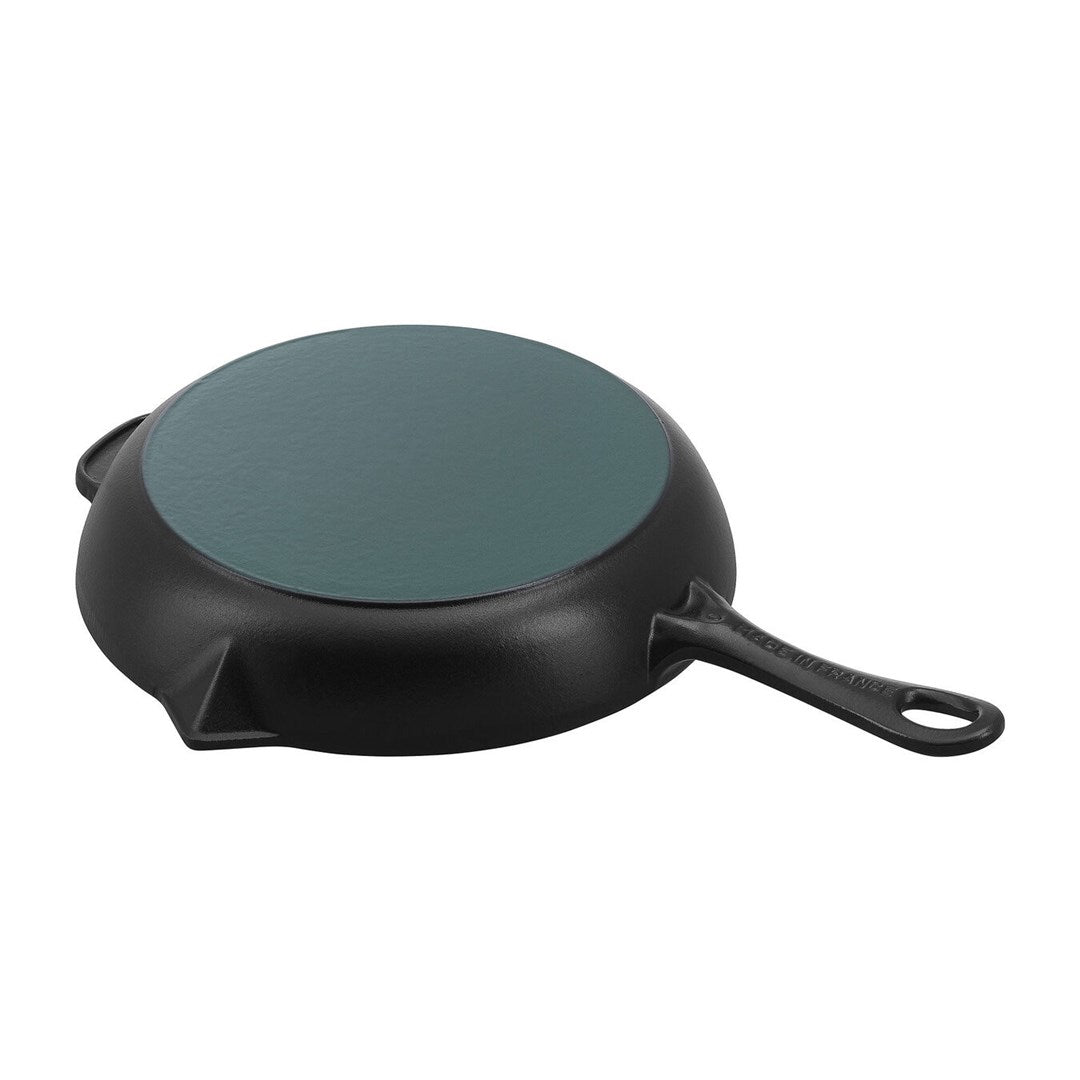Staub Cast Iron Skillet with Metal Handle - 26 cm  Black