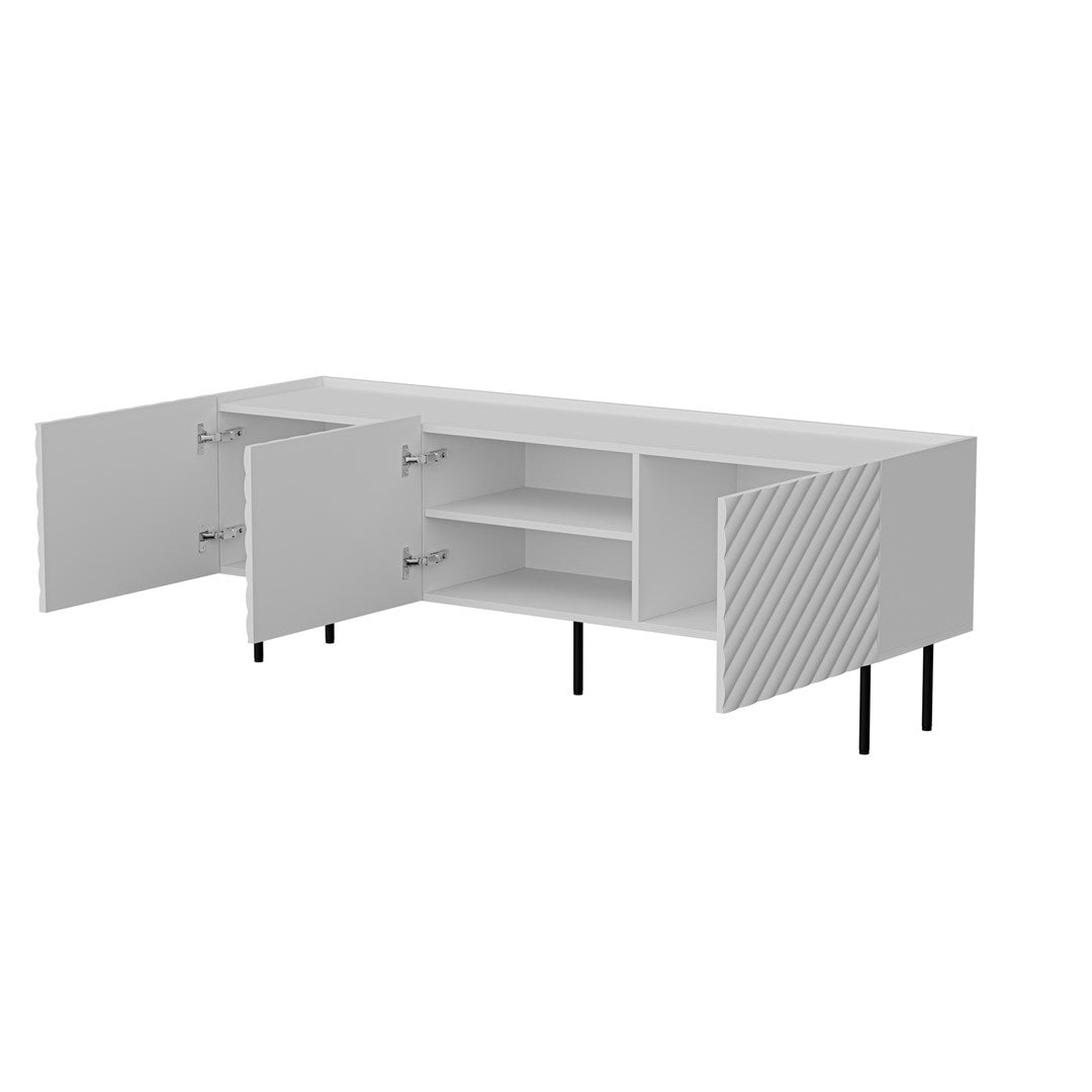 Cama LUCCA 3D TV Cabinet 165x40x59 White