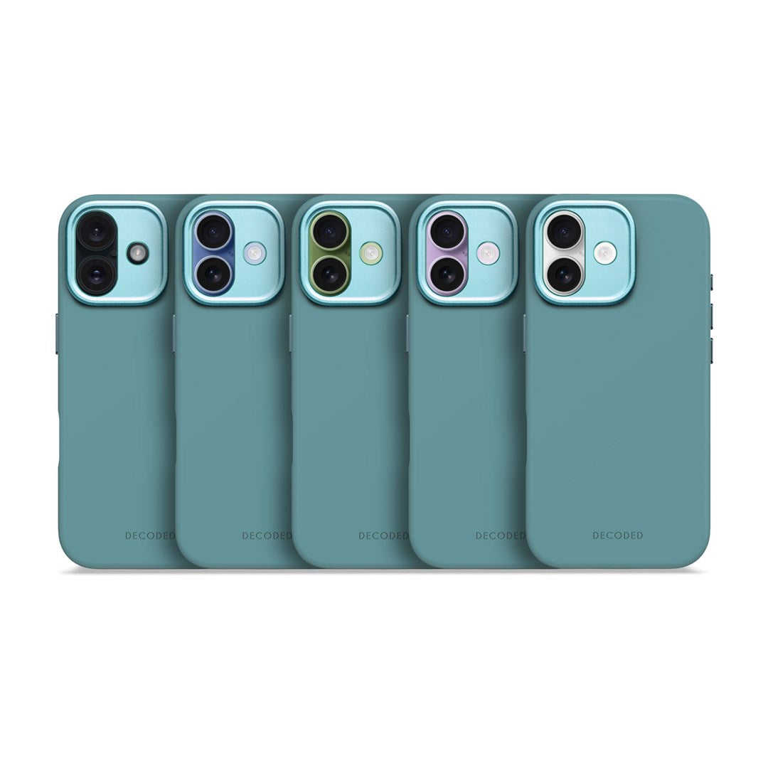 Decoded Silicone Case iPhone 17 Retro Blue with MagSafe (D25IPO17BCS9RB)