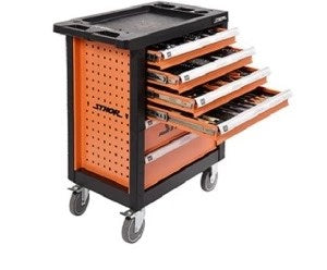 STHOR Tool Cart Metal 6-Drawer 58550