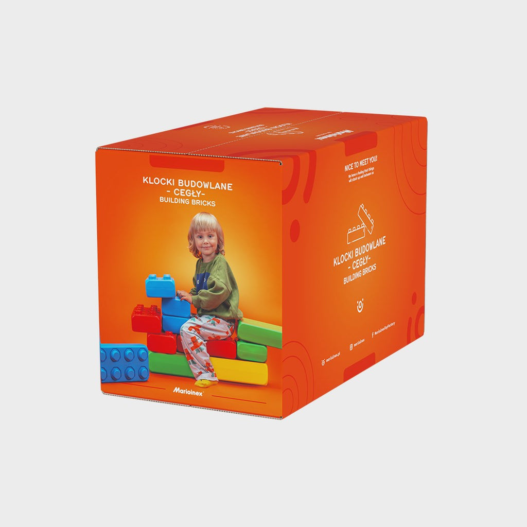 Marioinex ‘Brick’ Building Blocks Set, 12 Pieces, Model 908495