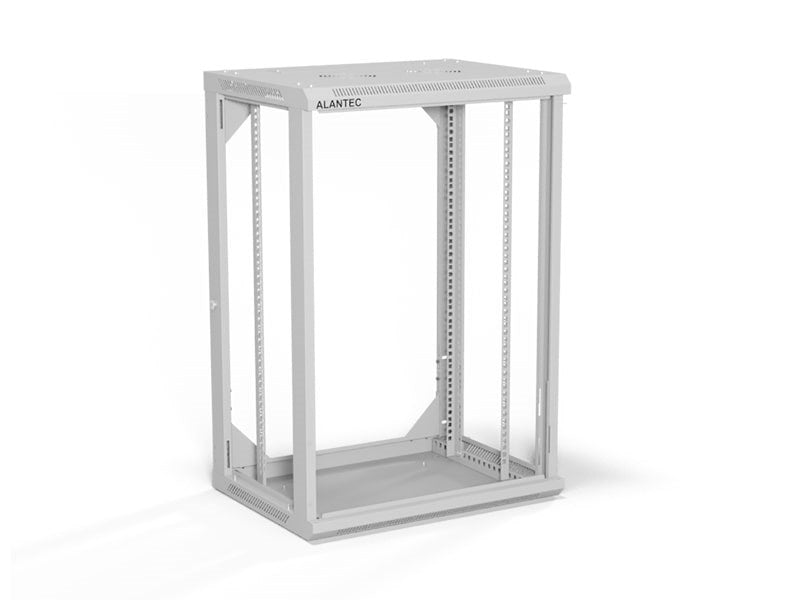 ALANTEC 19  18U 600x450 wall-mounted cabinet  grey