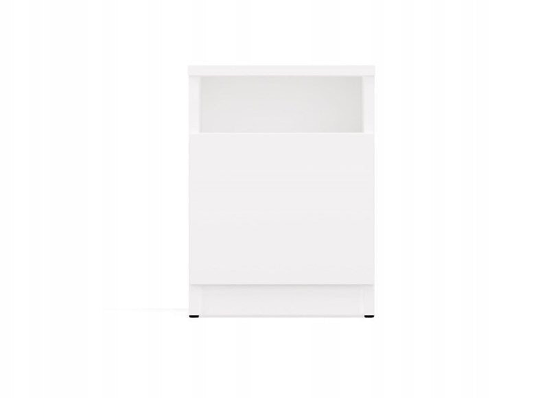 GALAX 30/1D White Bedside Table