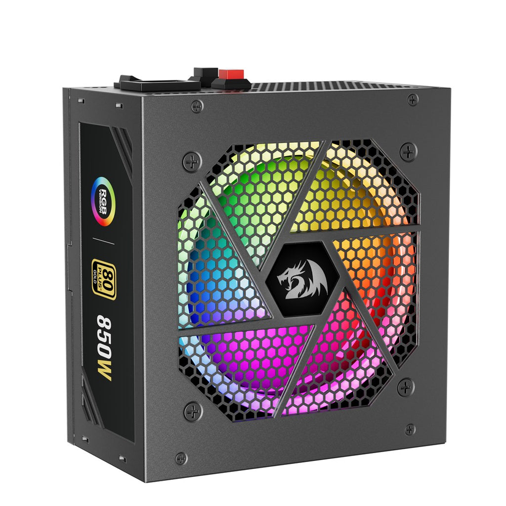 REDRAGON GC-PS007-1-V2 Power Supply Unit 850W 80 Plus Gold LED Black 57386