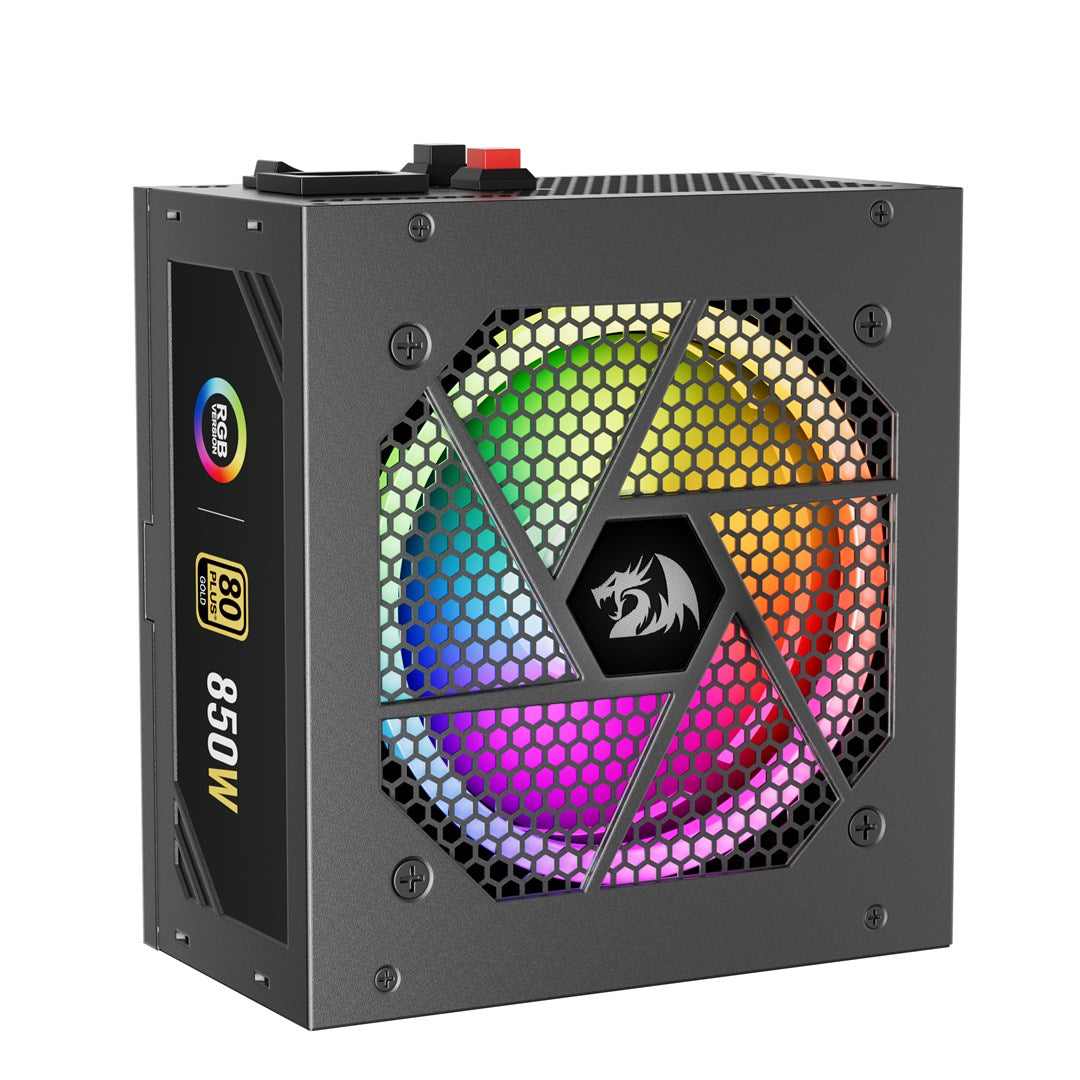 REDRAGON GC-PS007-1-V2 Power Supply Unit 850W 80 Plus Gold LED Black 57386