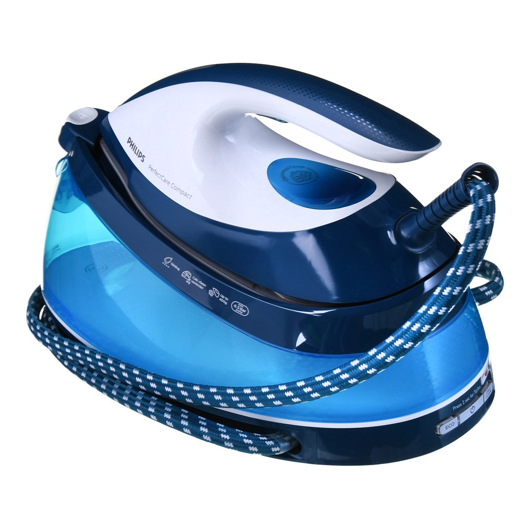 Philips GC7840/20 PerfectCare Compact Steam Ironing Station Blue/White