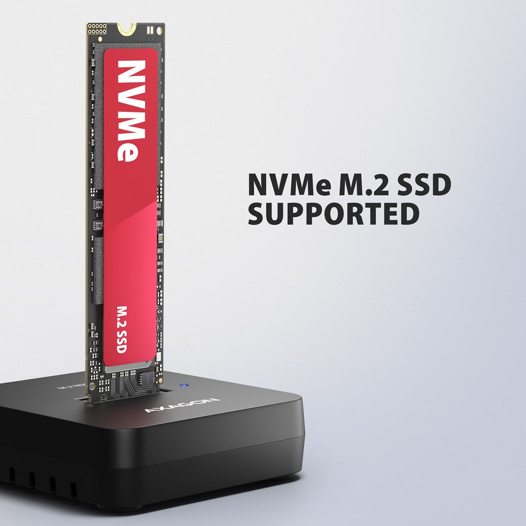Axagon ADSA-M2C11L USB-C 10Gbps M.2 NVMe SSD Docking Station