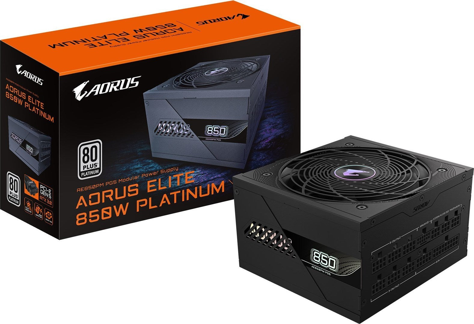 GIGABYTE Aorus Elite Platinum 850W PSU ATX 3.1