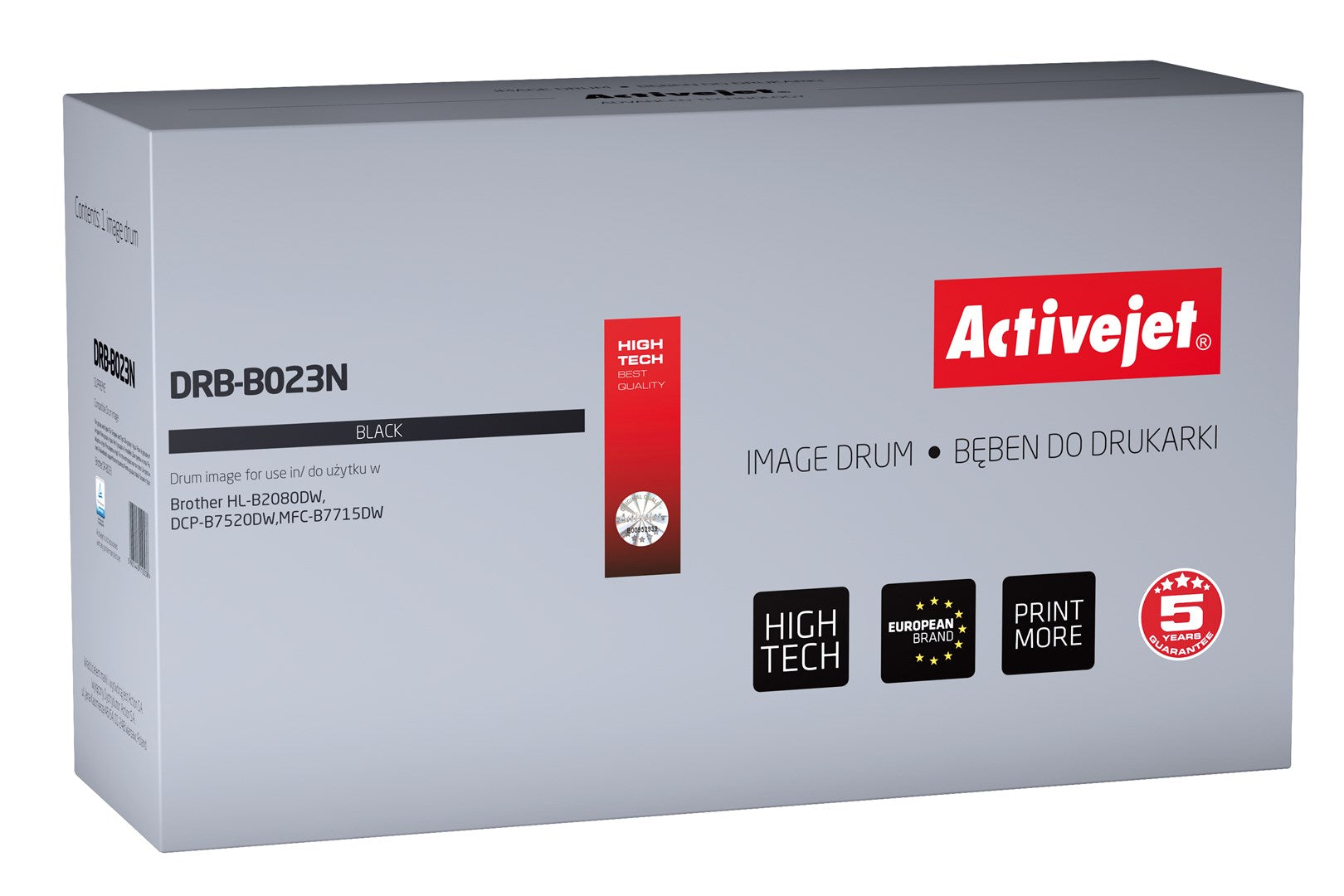 Activejet DRB-B023N Drum for Brother DR-B023, 12000 Pages, Black