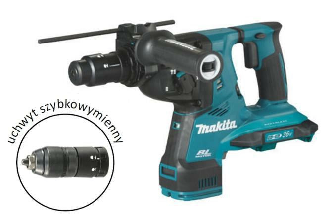 MAKITA DHR281Z rotary hammer SDS-Plus 2 9J 36V XPT AVT Black  Blue