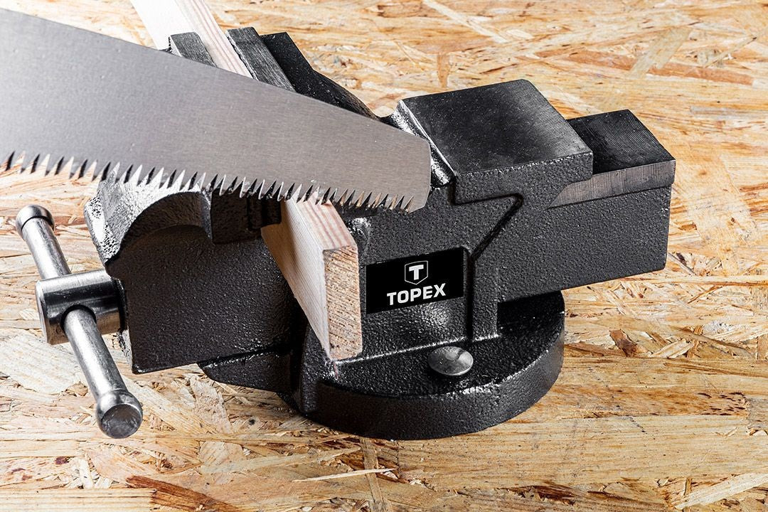 TOPEX Bench Vice 4.39 kg 131 mm x 132 mm x 258 mm Model 07A110