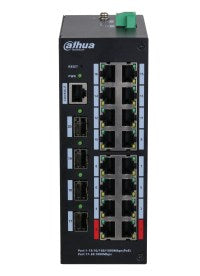 Dahua Technology HS4420-16GT-190 network switch Managed L2 Gigabit Ethernet (10/100/1000) Power over Ethernet (PoE) Desktop Black