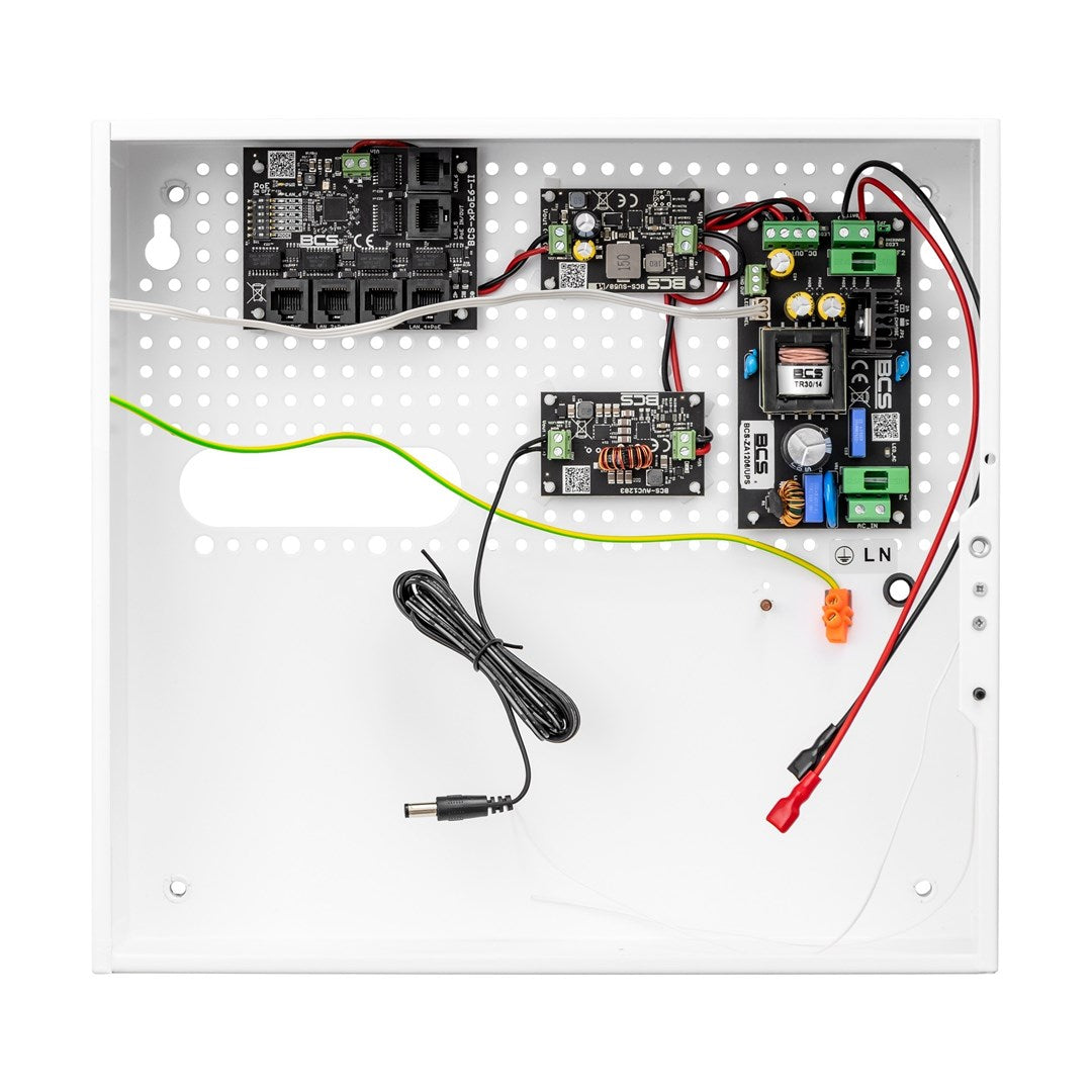 BCS PoE Buffer System for 4 Cameras IP CCTV Model BCS-UPS/IP4/E-S