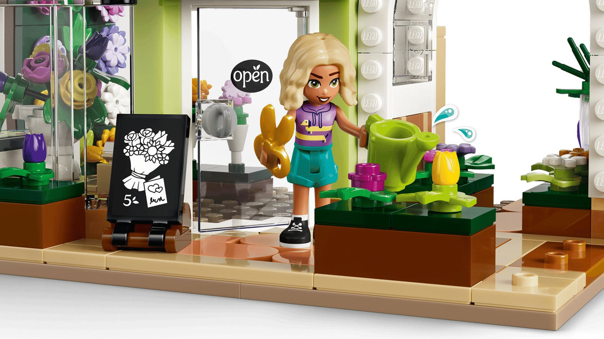 LEGO FRIENDS Creative Flower Shop Set, 377 Pieces, Ages 7+, Model 42693
