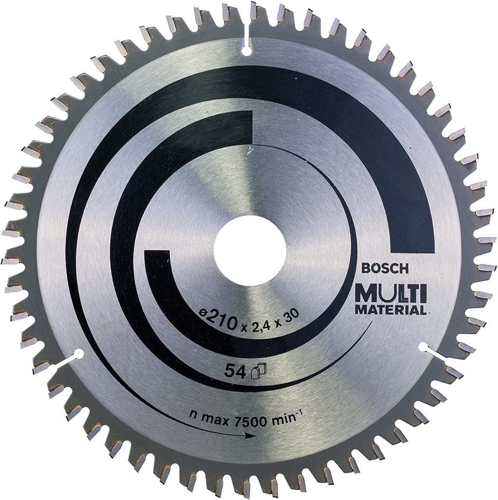 Bosch Multi Material Circular Saw Blades 210 x 30 x 2.4 mm 54 Teeth - Model 2608640511