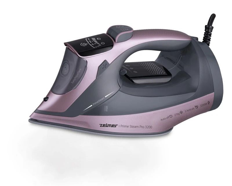 Zelmer Steam Iron 3200 W PrimeSteam Purple, Grey ZIR4900