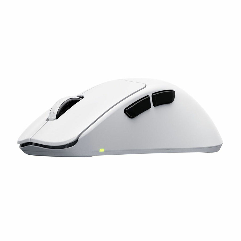 CHERRY Xtrfy M64 Pro - Maus - ergonomisch - optisch - 5 Tasten - kabellos - 2,4 GHz - kabelloser Empfänger (USB) - weiß (CX-M64W-PRO-WHITE)