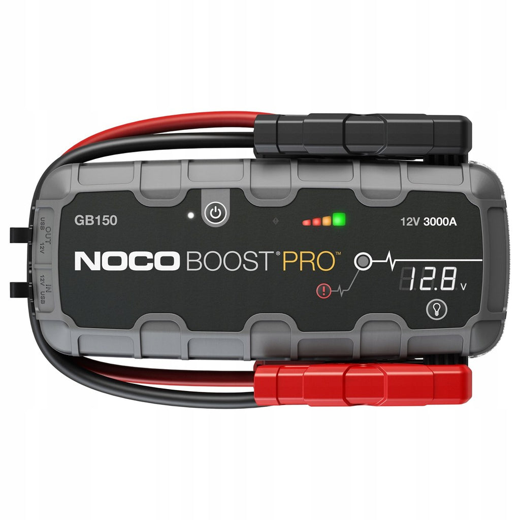 NOCO GB150 Boost - 12V 3000A Jump Starter with Integrated 12V/USB Battery (GB150)