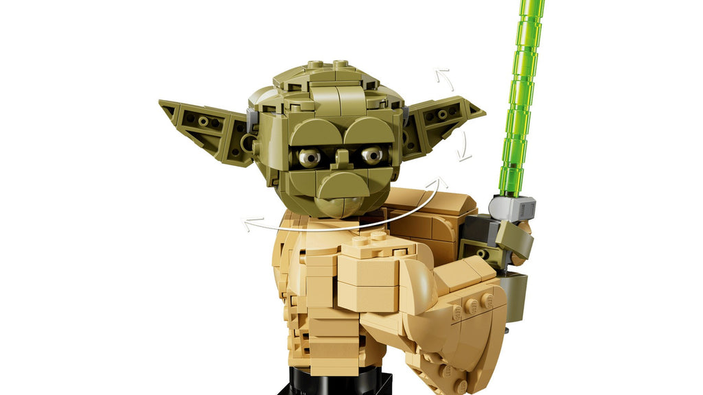 LEGO STAR WARS Yoda Bust Building Kit 399 Elements for Ages 18+ Model 75438